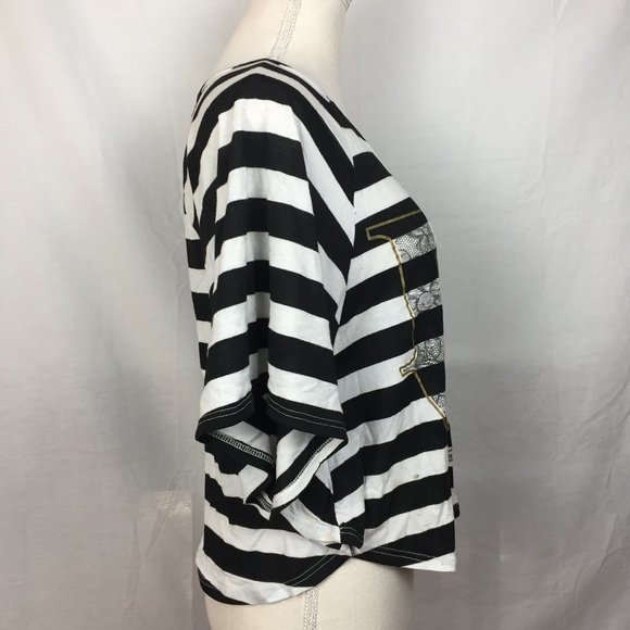 $4 SALE! Project Jeans Striped Love Top - Picture 2 of 5